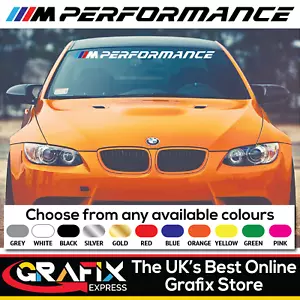 BMW M Performance Sticker Decal E46 E36 E60 E63 X1 M2 M3 M4 Medium 60cm Wide - Picture 1 of 5