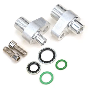 NEW LS Swap AC A/C Compressor Adapter Fittings for Denso 10S17F & 10S20F US - Bild 1 von 6