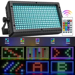 110W RGB 228 LED Wall Wash Light Bar Strobe DMX Stage DJ Bar Light Party Remote - Picture 1 of 18