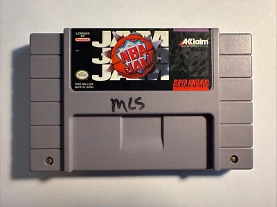 NBA Jam (Super Nintendo SNES) Authentic Cartridge - US VERSION - Image 1 of 3