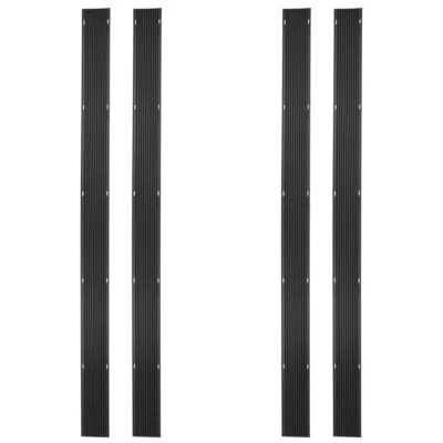 7' 10" L Black Ice Snowmobile Ski Carbide Glide Protector Guides - 4 pack Foto 1 de 4