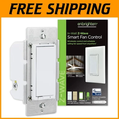 Z-Wave Plus Fan Control for Alexa & Google, 3-Way Compatible - Image 1 of 4