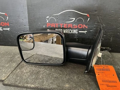 03-09 DODGE RAM 2500 POWER DRIVER LEFT SIDE VIEW DOOR MIRROR BLACK - Image 1 of 4
