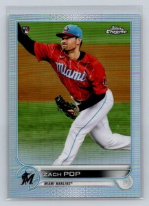 2022 Topps Chrome #41 Zach Pop Refractor - Picture 1 of 2