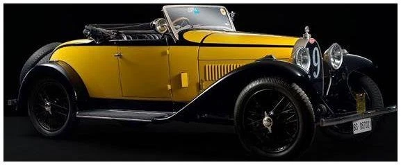 Matrix 1:43 Scale Bugatti Type 40 Roadster Yellow/Black 1929 - Image 1 of 1
