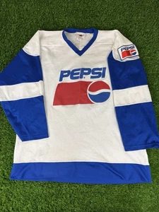 Pepsi Hockey Jersey Mesh Adult Large PAW Brand Patch Promo #8 - Picture 1 of 9