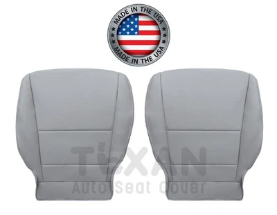 Capa de assento frontal inferior couro sintético cinza para 2016-2022 Honda Pilot EXL - Imagem 1 de 4