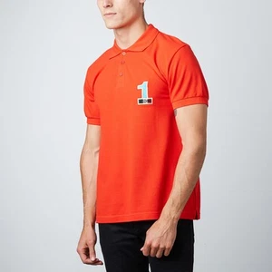 Moschino Polo T-Shirt Tee Gym No 1 Logo Signature Red - Bild 1 von 5