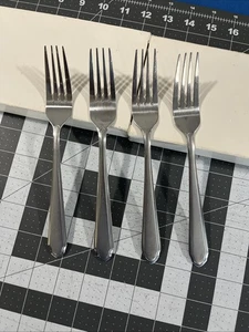 Hampton Silvermiths Quattro (4) Forchette da Pranzo Ricambi Posate Inox - Foto 1 di 9
