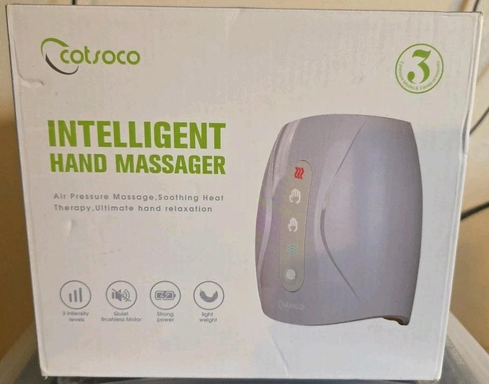 Интеллектуальный электрический ручной массажер/тепловой массажер Cotsoco с компрессом/быстрая доставка! - Изображение 1 из 4