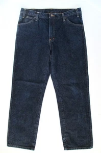Dickies Regular Fit Jeans Mens 36x32 Blue 5 Pocket Straight Leg 9393NB - Picture 1 of 8