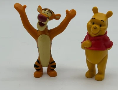 Disney Pooh and Tiger 3 1/2 pulgadas de alto plástico sin juntas móviles Foto 1 de 4