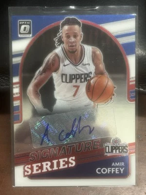 2021-22 Panini Donruss Optic - Signature Series Amir Coffey #SS-ACF (AU) - Image 1 of 2