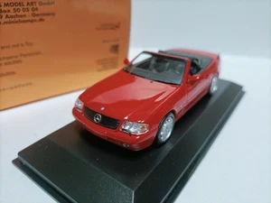 Minichamps 1:43 Mercedes Benz SL 1999 Red Coupe Car Model  - Picture 1 of 5