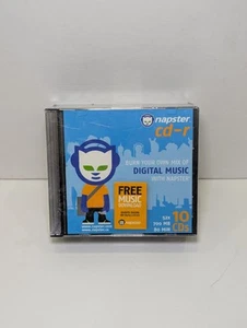 2004 Napster CD-R 10 Pack 52x 700 MB 80 Min Blank CDs Brand New - Sealed - Picture 1 of 10