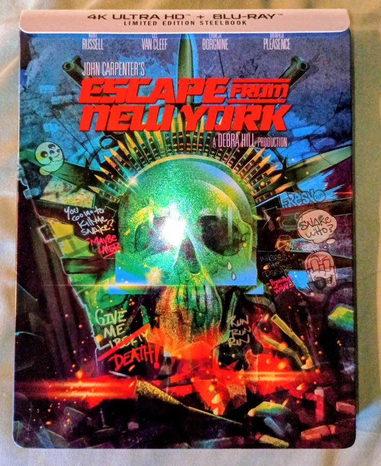 Escape From New York [New 4K UHD Blu-ray] Ltd Ed, With Blu-Ray, 4K Mastering, Foto 1 de 3