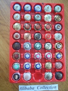 LOT 39 muselets CHAMPAGNE plaque muselet capsule collection + support 8 - Picture 1 of 3