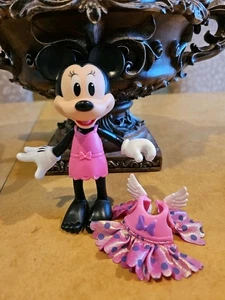 Disney Minnie Mouse Figure 5" Tall Toy Cake Topper - Picture 1 of 6