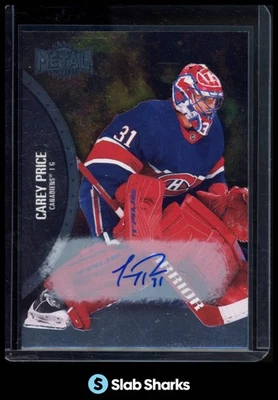 Skybox Metal Universe 2021 #145 Carey Price automático plateado Foto 1 de 4
