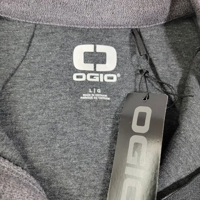 Nuevo Pullover OGIO Primera Clase Cuarto Cremallera Gris Para Hombres L/G Golf Informal Foto 1 de 4