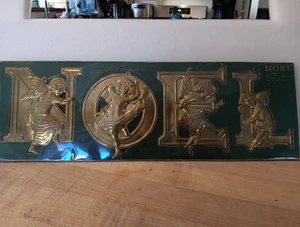 DEPARTAMENTO 56 Juego de 4 ORNAMENTOS NOEL Querubín Latón Sólido Nuevo Antiguo Stock NAVIDAD - Imagen 1 de 8