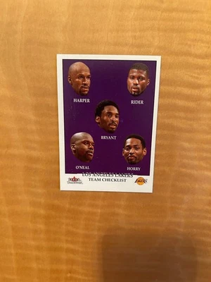 ¡¡LISTA DE VERIFICACIÓN DEL EQUIPO Fleer Tradition 2000-01 kobe bryant!! ¡¡COMO NUEVO!! ¡ENVÍO DE $1!! Foto 1 de 2