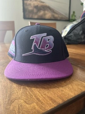 Exclusive Fitted New Era Tampa Bay Rays Fitted Hat 7 1/4 - Image 1 of 4