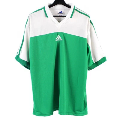 Années 90 NOS vintage adidas EQT Equipment jersey t-shirt football 3 Grèce... - Photo 1/4