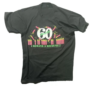 Vintage I Demand a Recount 60 T-Shirt Herren Small Single Stitch Made In USA - Bild 1 von 8