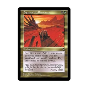 WOTC MtG Visions Squandered Resources (R) NM - Picture 1 of 1