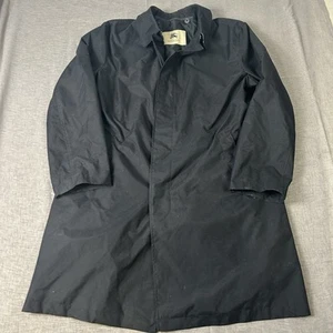 Burberry Trench Coat Size 40 R Jeffrey Black - Picture 1 of 11