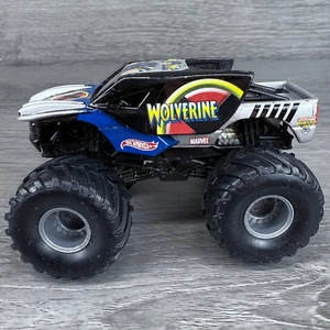 Hot Wheels Mattel Monster Jam Truck WOLVERINE X-Men Marvel Truck Black Silver - Picture 1 of 13