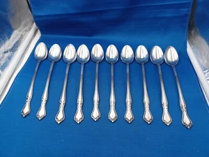 Lot of 10 AMC CREON Stainless Iced Tea Spoons 7 5/8" - Picture 1 of 5