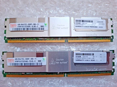 Hynix HYMP151F72CP8D5-Y5 4GB 4Rx8 PC2-5300 DDR2 ECC 240P CL5 Memory - Photo 1/2