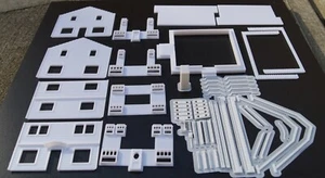 HO Scale "The Puritan" Home 3D Printed Structure Kit, Detailed, In Stock! - Picture 1 of 7