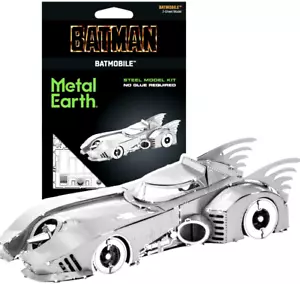 Batman 1989 Batmobile 3D Steel Model Kit Fascinations Metal Earth(NEW & SEALED) - Picture 1 of 8
