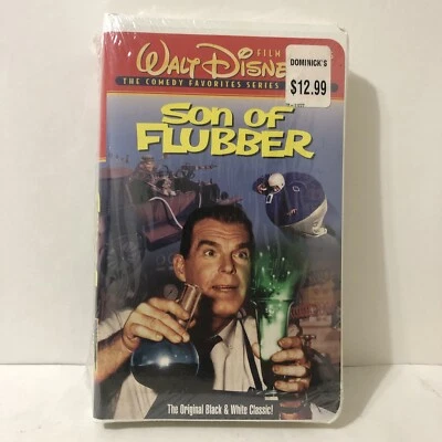 Walt Disney Film Classics Son of Flubber VHS Fred MacMurray Clamshell Sealed - Image 1 of 4