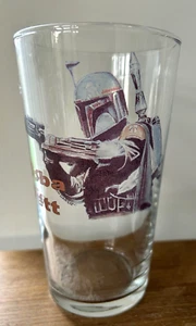 STAR WARS Boba Fett PINT SIZE BEER GLASS - Picture 1 of 1