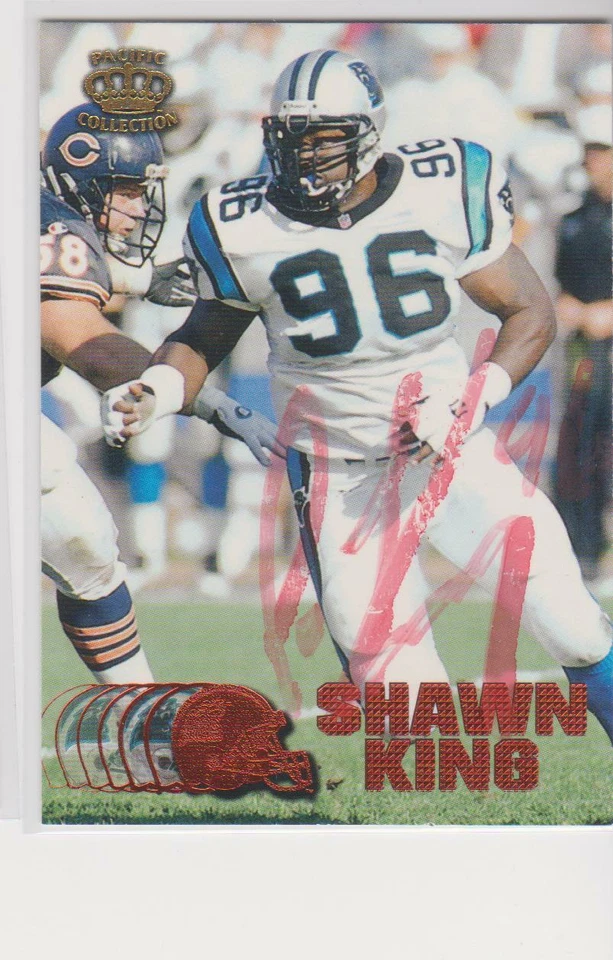 SHAWN KING CAROLINA PANTHERS NORTHEAST LOUISIANA  AUTOGRAPHED CARD - Image 1 of 1