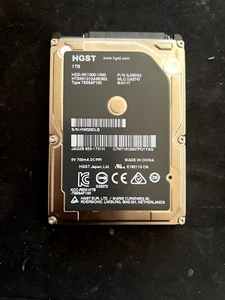 HGST 5K1000-1000 1TB 2.5" SATA 5400RPM Internal Hard Drive 0J38093 SATA - Picture 1 of 2