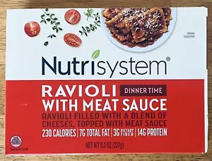 Nutrisystem Ravioli With Meat Sauce Lot Of 12 Dinner New In Box NIB Feb 2025 - Picture 1 of 2