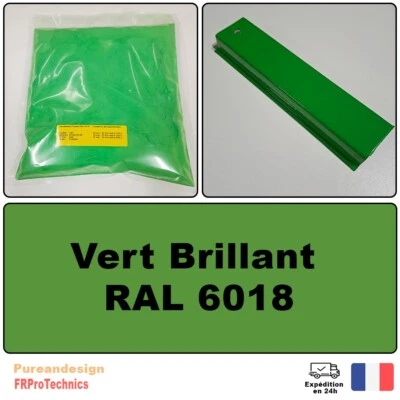 Paint powder coating 1 kg RAL 6018 glossy green - powder coating - Image 1 of 4