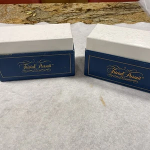 Trivial Pursuit Game Genus Edition 1981 Replacement Parts Pieces 2 Boxes Cards - Picture 1 of 12