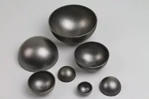Halbkugel Stahl roh 2mm - rund halbe Kugel Stahlkugel Zierkugel Blech Schale - Bild 1 von 3