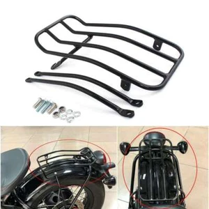 Rear Fender Seat Luggage Rack Holder Kit For Triumph Bonneville Bobber 2017-2021 - Picture 1 of 16