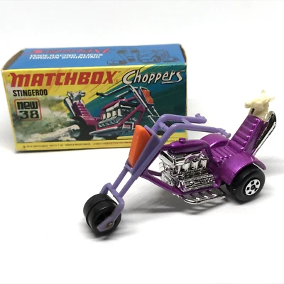 Lesney Matchbox Superfast Chopper The Stingeroo No. 38 1972 Magenta - UK W/Box - Image 1 of 4