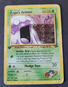 Carte Pokémon N°78/132 Koga's Grimer Edition 1 - Wizards Gym Challenge - EN - Picture 1 of 2