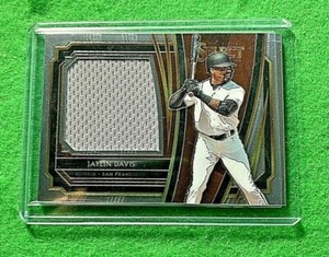 JAYLIN DAVIS PATCH RELIC ROOKIE CARD GIANTS RC 2020 PANINI - SELECT BASEBALL RC 
