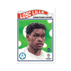 Topps UCL Living Set - Card 475 - Jonathan David - LOSC Lille