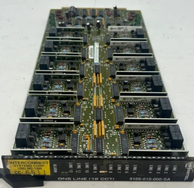 Mitel 9109-110-001-NA ONS/Class Line Card (12CCT) - Image 1 of 4